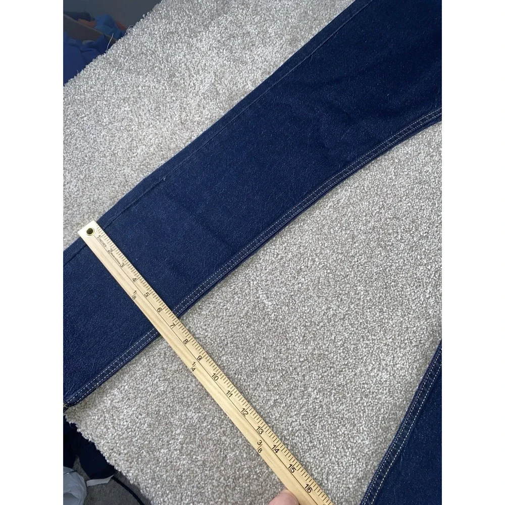 Levi's 512 Skinny Stretch Taper Men Jeans Dark Wash 34x32 Work Camp Western Read